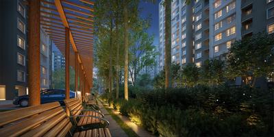 Image of 812 Sq.ft 3 BHK Apartment / Flat for sale in Urban Vista, Chinar Park, Kolkata for Rs. 7600000