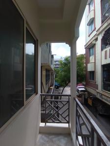 Balcony Image of 450 Sq.ft 1 BHK Builder Floor for rent in New Tippasandra Bengaluru for Rs. 20000