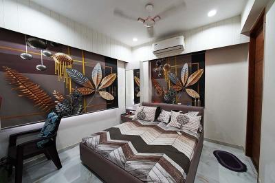 Bedroom Image of 1584 Sq.ft 2 BHK Apartment / Flat for sale in Swara Sargam, Sargasan Gandhinagar for Rs. 8800000