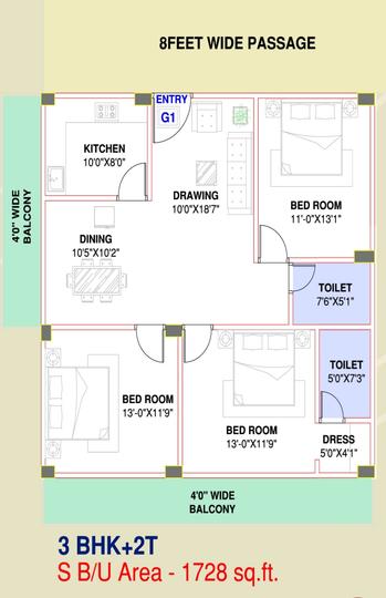 TAJ HERITAGE, NOHSA, PHULWARI SHARIF PATNA Main Image 1