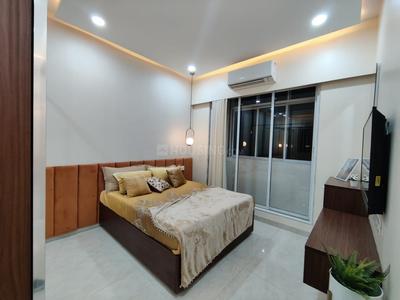 Bedroom Image of 777 Sq.ft 1 BHK Apartment / Flat for sale in Ashar Arize Tower B And C, Kalwa Thane for Rs. 10800000