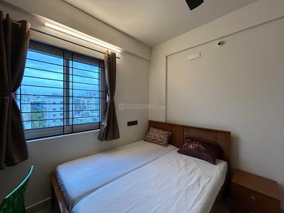 Bedroom Image of 350 Sq.ft 1 RK Builder Floor for rent in Kadubeesanahalli Bengaluru for Rs. 19000