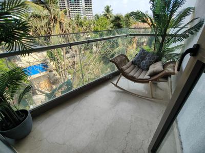 Balcony Image of 1800 Sq.ft 3 BHK Apartment / Flat for sale in Adani Ten BKC, Bandra East Mumbai for Rs. 90342000