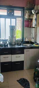 Kitchen Image of 500 Sq.ft 1 RK Apartment / Flat for rent in Bhandup West Mumbai for Rs. 20000