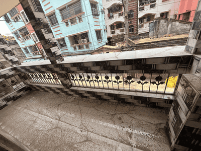 Balcony Image of 900 Sq.ft 2 BHK Apartment / Flat for sale in Airport Gate No 2 Kolkata for Rs. 3780000