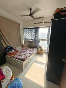 Bedroom Image of 1000 Sq.ft 3 BHK Apartment / Flat for rent in Tathawade Pune for Rs. 32000