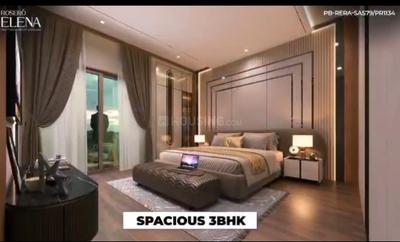Bedroom Image of 1800 Sq.ft 3 BHK Apartment / Flat for sale in Rosero Elena, Singhpura Zirakpur for Rs. 10400000