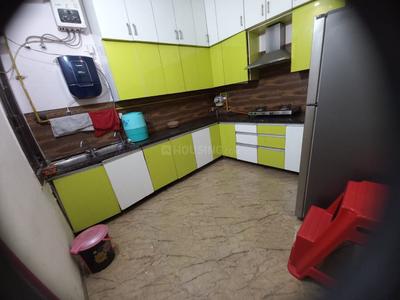 Kitchen Image of 1200 Sq.ft 2 BHK Builder Floor for rent in Vaishali Ghaziabad for Rs. 32000