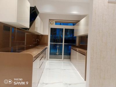 Kitchen Image of 663 Sq.ft 2 BHK Apartment / Flat for sale in Majesty Olympus Towers, Vasai East Vasai for Rs. 6300000