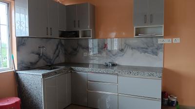 Kitchen Image of 1100 Sq.ft 3 BHK Apartment / Flat for rent in New Town Kolkata for Rs. 32000