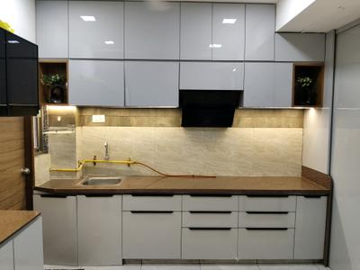 Kitchen Image of 1575 Sq.ft 3 BHK Apartment / Flat for rent in Diwali Blessings, Vaishno Devi Circle Ahmedabad for Rs. 27551