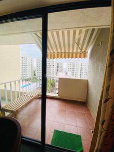 Balcony Image of 800 Sq.ft 3 BHK Apartment / Flat for rent in Bramha Skycity, Dhanori Pune for Rs. 32000