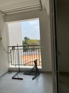 Balcony Image of 1100 Sq.ft 2 BHK Apartment / Flat for rent in Casagrand Boulevard, Chikkagubbi Village Bengaluru for Rs. 35000