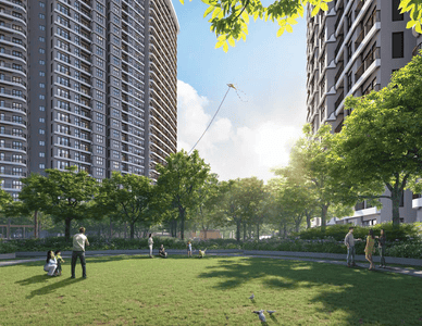 Image of 1274 Sq.ft 3 BHK Apartment / Flat for sale in Siddha Serena, New Town, Kolkata for Rs. 14500000