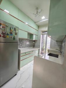 Kitchen Image of 1200 Sq.ft 3 BHK Apartment / Flat for sale in Sheth Vasant Lawns, Thane West Thane for Rs. 32000000