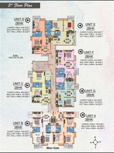 Image of 664 Sq.ft 2 BHK Apartment / Flat for sale in Six Mile, Guwahati for Rs. 3490200