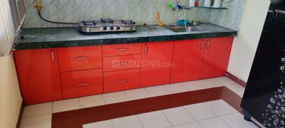 Kitchen Image of 1950 Sq.ft 3 BHK Builder Floor for rent in Sai Shakti Apartment Phase 1, Chala Vapi for Rs. 16000