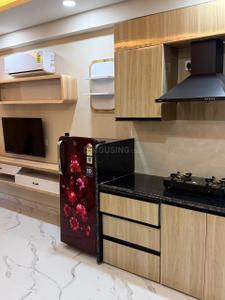 Kitchen Image of 900 Sq.ft 1 BHK Apartment / Flat for rent in Jagatpura Jaipur for Rs. 19000