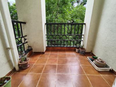 Balcony Image of 1100 Sq.ft 2 BHK Apartment / Flat for rent in Nyati Ambience, Mohammed Wadi Pune for Rs. 24000