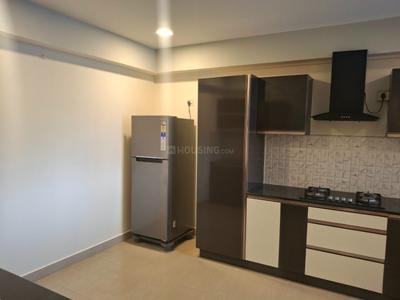 Kitchen Image of 1667 Sq.ft 3 BHK Apartment / Flat for rent in Olive Builders Cressida, Kazhakkoottam Thiruvananthapuram for Rs. 35000
