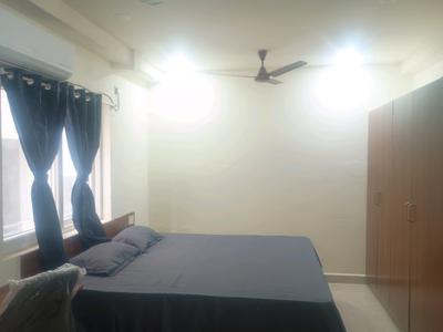 Bedroom Image of 350 Sq.ft 1 RK Apartment / Flat for rent in Madhapur Hyderabad for Rs. 25000