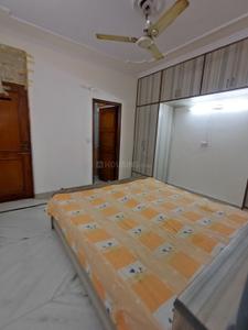 Bedroom Image of 220 Sq.ft 1 RK Builder Floor for rent in Sant Nirankari Colony RWA, Mukherjee Nagar New Delhi for Rs. 13000