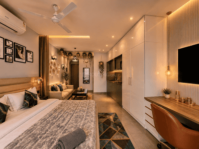 Bedroom Image of 700 Sq.ft 1 RK Apartment / Flat for sale in Smartworld Residences By Elie Saab, Sector 98 Noida for Rs. 20000000