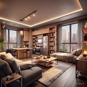 Hall Image of 1810 Sq.ft 3 BHK Apartment / Flat for rent in Ghatlodiya Ahmedabad for Rs. 26500