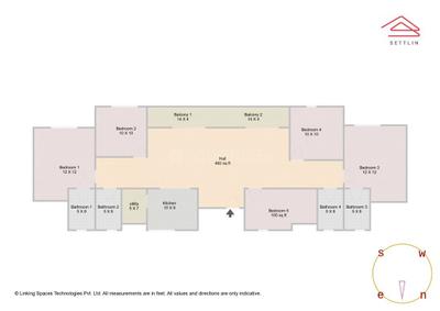 Image of 2030 Sq.ft 4.5 BHK Apartment / Flat for sale in Godrej Splendour by Godrej Properties Ltd. , Whitefield, Bengaluru for Rs. 29700000