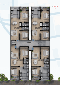Image of 1030 Sq.ft 2 BHK Apartment / Flat for sale in Beeramguda, Sangareddy for Rs. 3600000