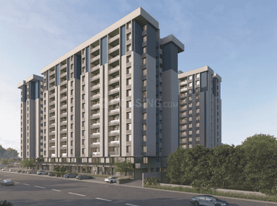 Image of 1845 Sq.ft 3 BHK Apartment / Flat for sale in Park Paradise, Sargasan, Gandhinagar for Rs. 7380000