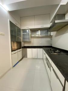 Kitchen Image of 1550 Sq.ft 3 BHK Apartment / Flat for rent in Shaligram Prime, South Bopal Ahmedabad for Rs. 46000