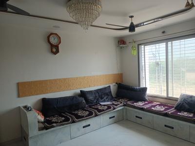Living Room Image of 1060 Sq.ft 3 BHK Apartment / Flat for rent in Vishwakarma Heights, Kanchanwadi Aurangabad for Rs. 40000