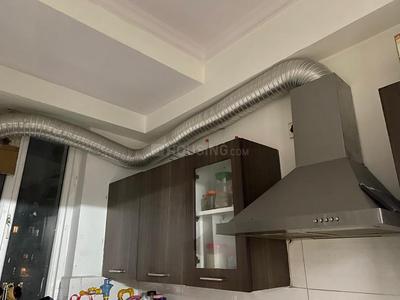 Kitchen Image of 1470 Sq.ft 3 BHK Apartment / Flat for rent in Ramprastha Pearl Court, Vaishali Ghaziabad for Rs. 41000