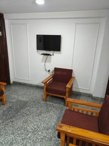 Hall Image of 600 Sq.ft 1 BHK Builder Floor for rent in East Of Kailash New Delhi for Rs. 27000