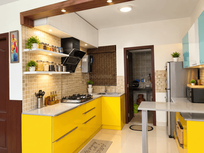 Kitchen Image of 1170 Sq.ft 2 BHK Apartment / Flat for sale in SJR Blue Waters by SJR Prime Corporation Pvt Ltd, Parappana Agrahara Bengaluru for Rs. 14600000