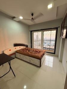 Bedroom Image of 1350 Sq.ft 2 BHK Apartment / Flat for rent in Proviso Sai Proviso Aashlesha, Kopar Khairane Navi Mumbai for Rs. 55000