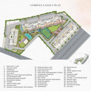 Image of 1500 Sq.ft 3 BHK Apartment / Flat for sale in Kalpataru Blossoms, Anand Nagar, Sinhagad Road, Pune for Rs. 21500000