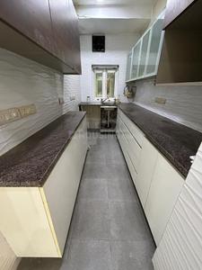 Kitchen Image of 1500 Sq.ft 3 BHK Apartment / Flat for rent in Alaknanda New Delhi for Rs. 65000