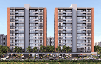 Image of 2430 Sq.ft 3 BHK Apartment / Flat for sale in Erica, PDPU Road, Gandhinagar for Rs. 10530000