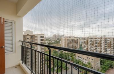 Balcony Image of 1800 Sq.ft 3 BHK Apartment / Flat for rent in BSCPL Bollineni Silas, K R Puram Bengaluru for Rs. 55000
