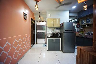 Kitchen Image of 1200 Sq.ft 2 BHK Apartment / Flat for sale in South Bopal Ahmedabad for Rs. 6900000