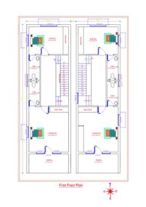 Floor Plan Image of 1925 Sq.ft 3 BHK Villa for sale in Keelkattalai Chennai for Rs. 22000000