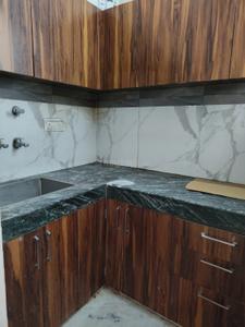 Kitchen Image of 500 Sq.ft 1 BHK Builder Floor for sale in Munirka New Delhi for Rs. 6100000