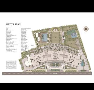 Image of 2269 Sq.ft 3 BHK Apartment / Flat for sale in Pyramid Alban, Sector 71, Gurgaon for Rs. 17900000