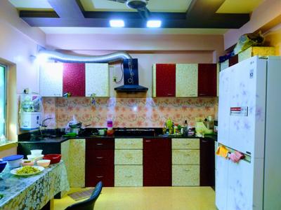 Kitchen Image of 1405 Sq.ft 2 BHK Apartment / Flat for sale in Dev Apartments, Belghoria Kolkata for Rs. 6500000