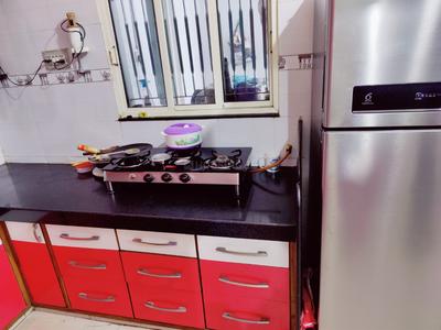 Kitchen Image of 1000 Sq.ft 3 BHK Independent House for sale in Chandkheda Ahmedabad for Rs. 9000000