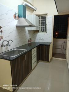 Kitchen Image of 600 Sq.ft 1 BHK Builder Floor for rent in JP Nagar Bengaluru for Rs. 16800