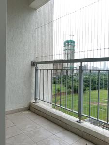 Bedroom Three Image of 1200 Sq.ft 3 BHK Apartment / Flat for rent in Godrej Emerald, Kasarvadavali Thane for Rs. 38000