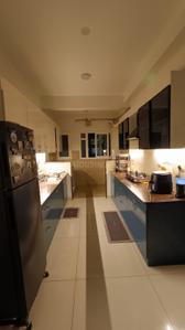 Kitchen Image of 1750 Sq.ft 3 BHK Apartment / Flat for rent in L And T Olivia At Raintree Boulevard, Sahakara Nagar Bengaluru for Rs. 77000